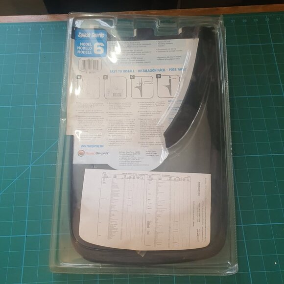 RoadSport Pro-Fit Model 6 6416 Truck Splash Guards One Pair *New - Picture 2 of 3